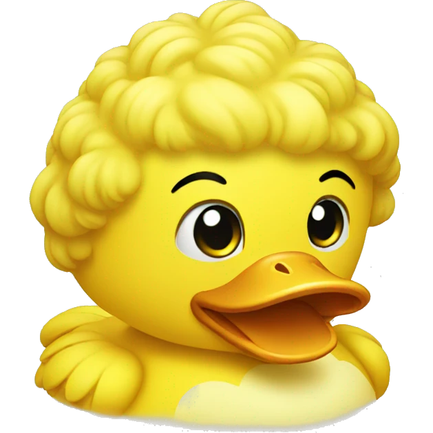yellow bathduck emoji