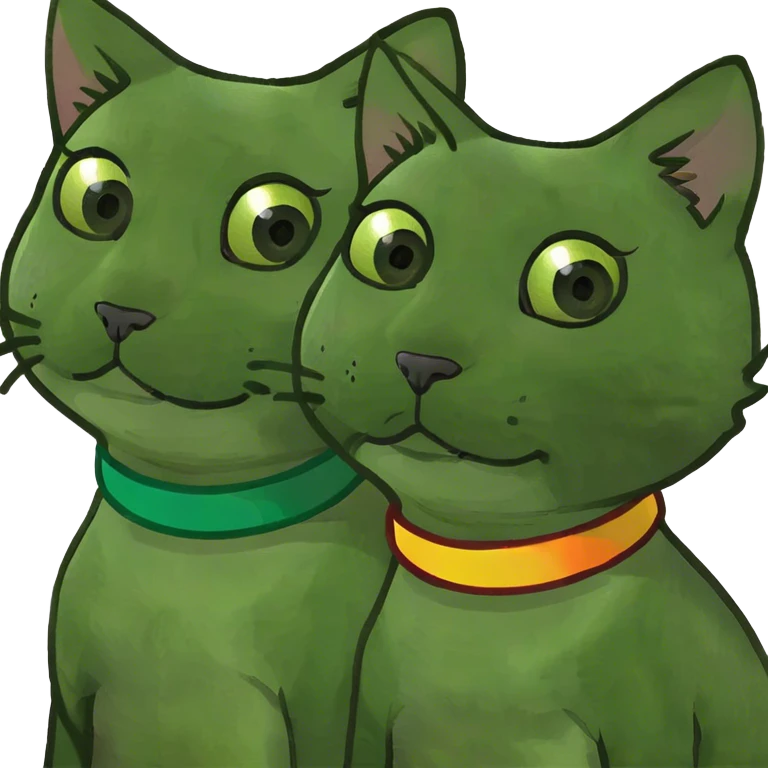 Kitten and cat emoji