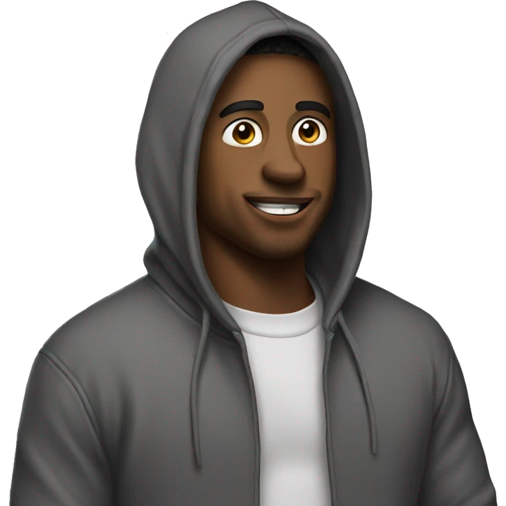  Pog wearing a hoodie emoji