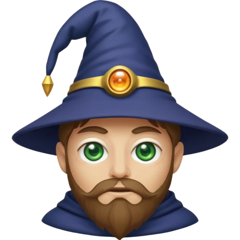 Cyclop with wizard hat emoji