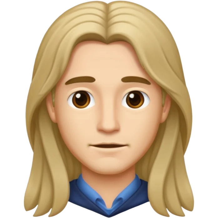 Un hombre con pelo de mujer emoji