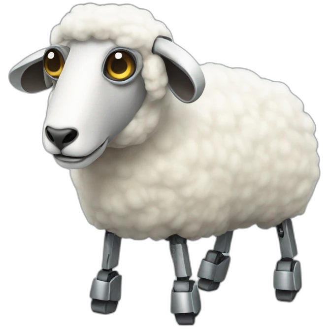 robot sheep emoji