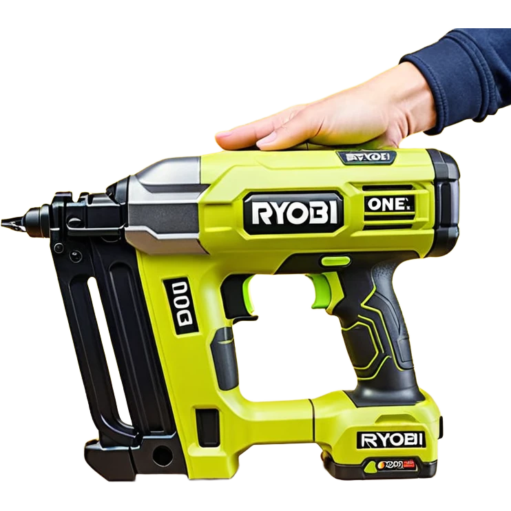 RYOBI ONE+ HP 18V 18-Gauge Brushless Cordless AirStrike Brad Nailer (with battery) P322 emoji style  emoji