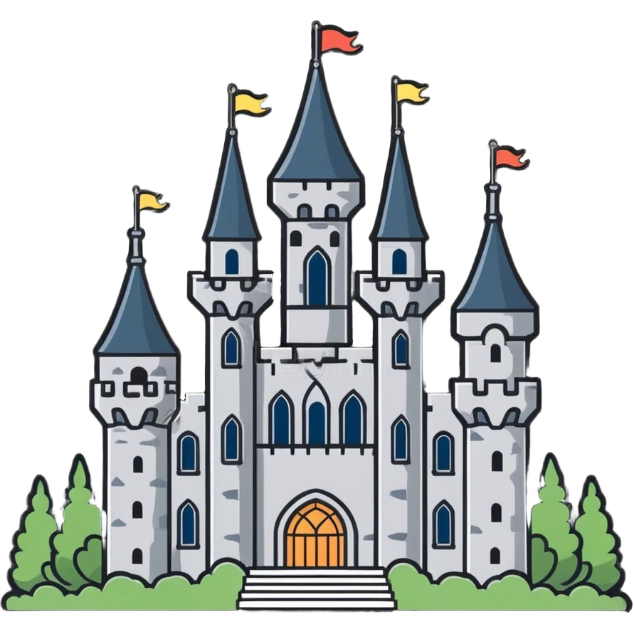 Hogwarts castle emoji