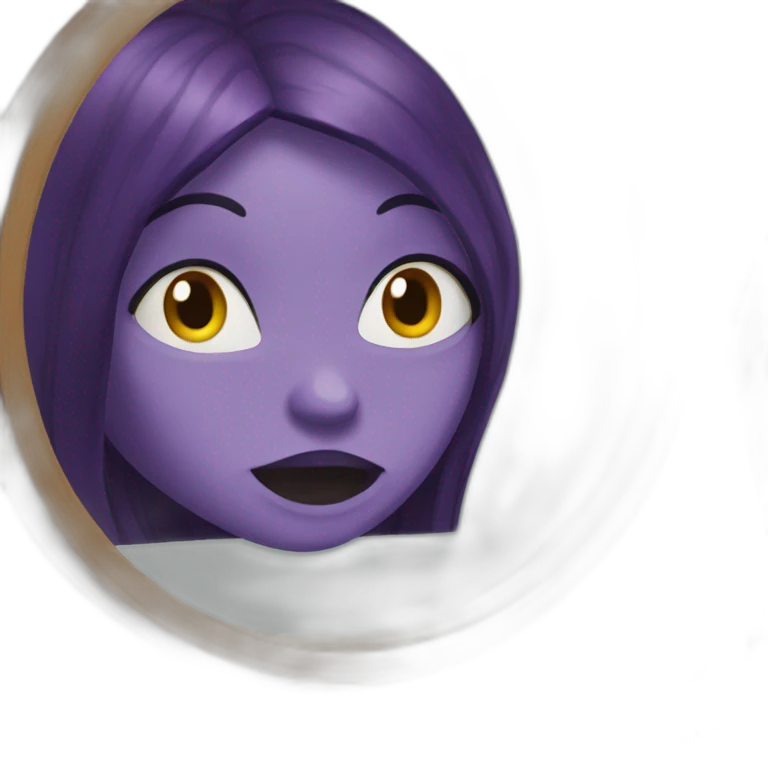 witch seeing mirror emoji