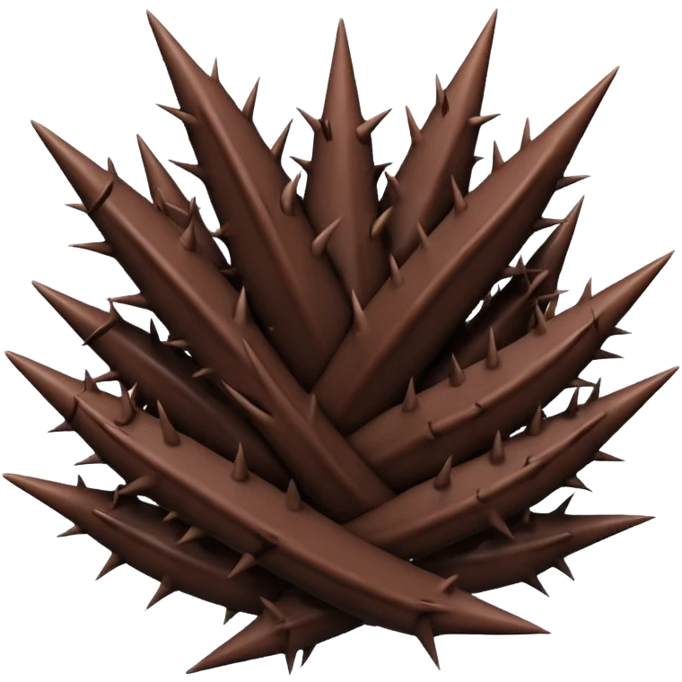 snaking bunch of thorns emoji