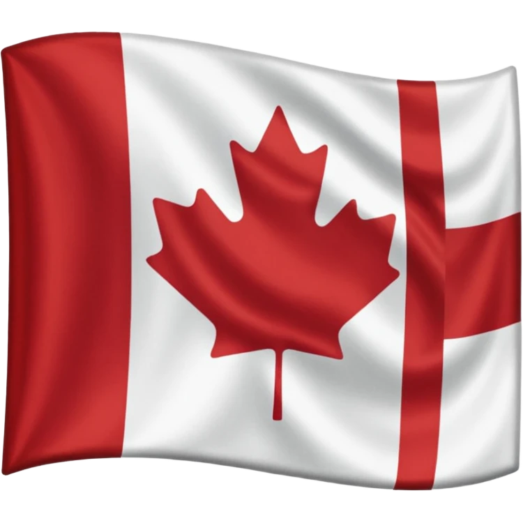 california and canadian flag merged emoji