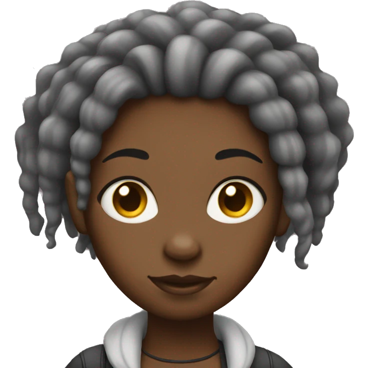 black girl with dreadlocks  emoji