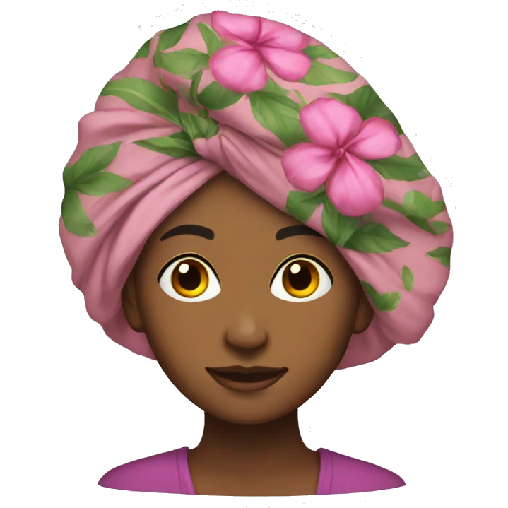 floral turban emoji
