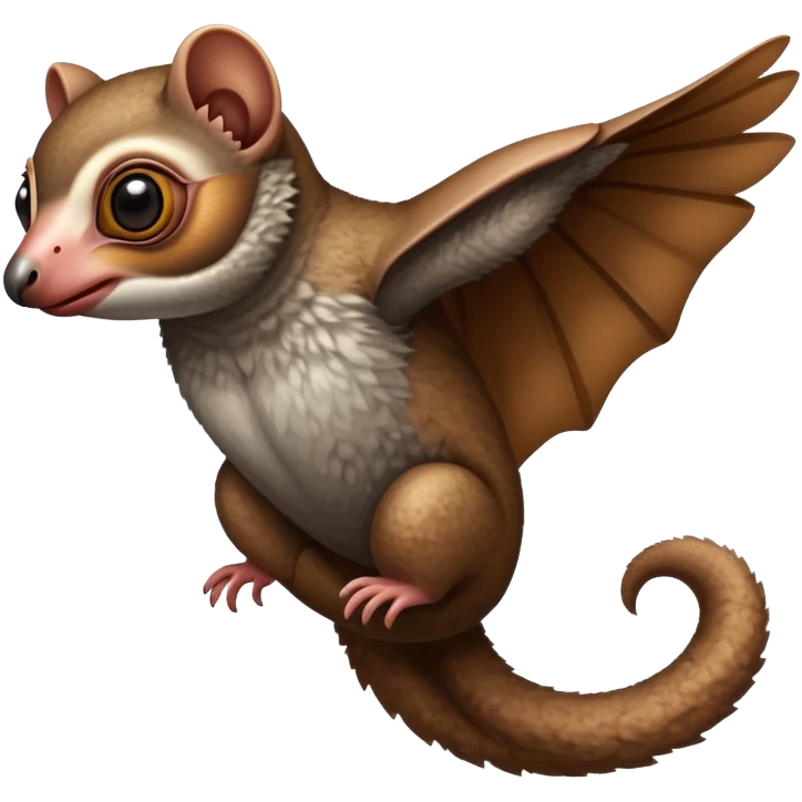 Flying lemur emoji emoji