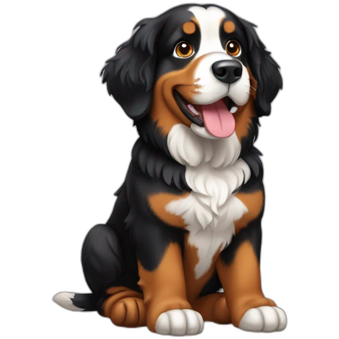 dog bernese emoji