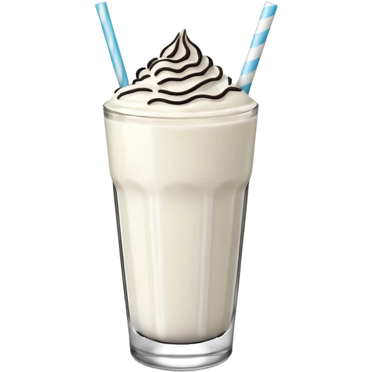 Oreo white smoothie and glaze on top  emoji