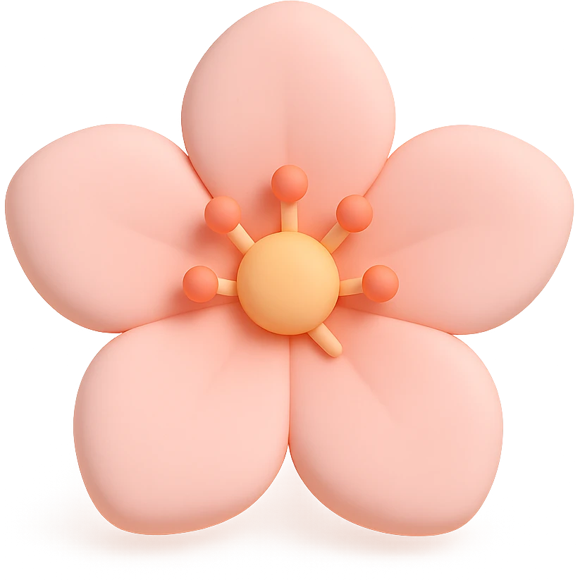 sakura cherry blossom flower, remove background emoji
