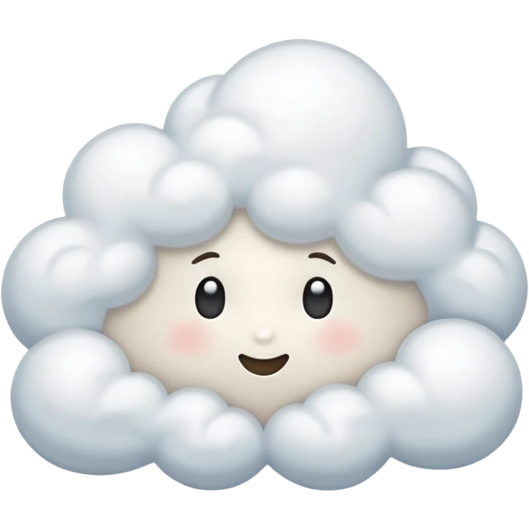 large White Cloud, emotion emoji