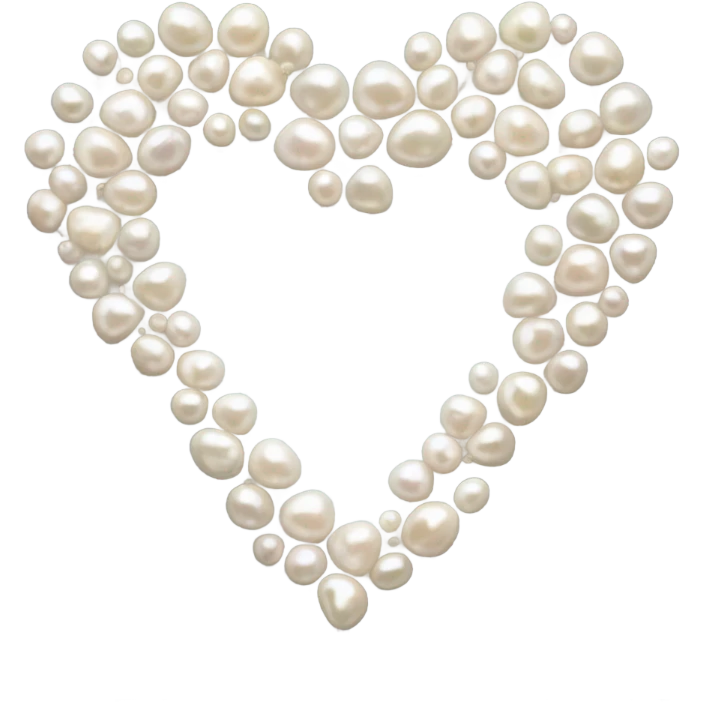 pearl heart emoji