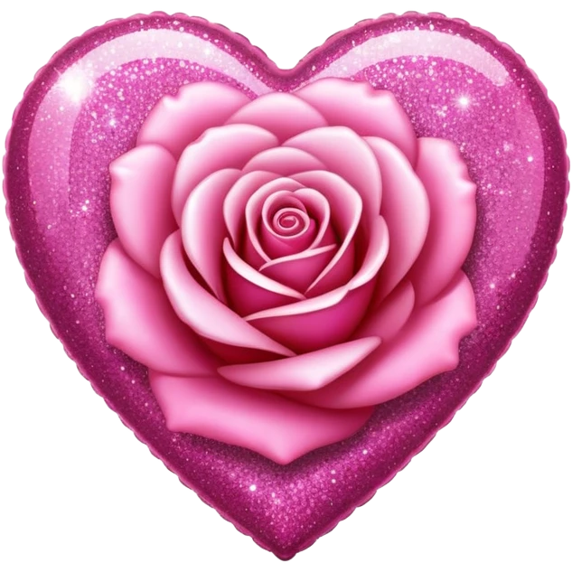 J'aimerais un coeur rose à paillette emoji