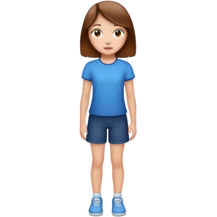 A girl full body. emoji