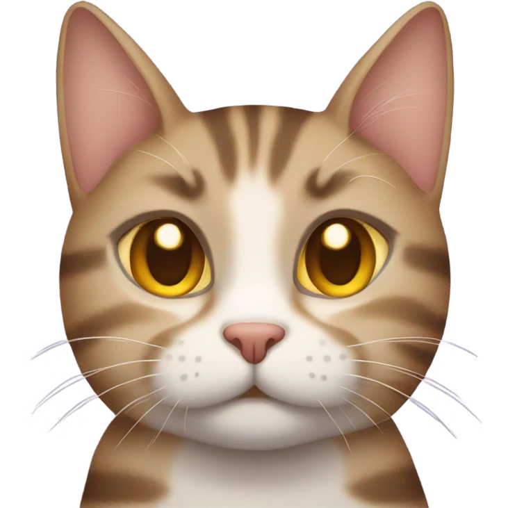 tabby cat sleepy face emoji