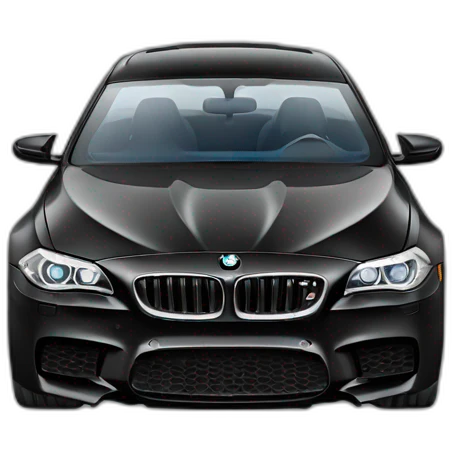 Bmw m5 black emoji