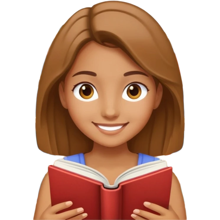 Girl shopping book emoji