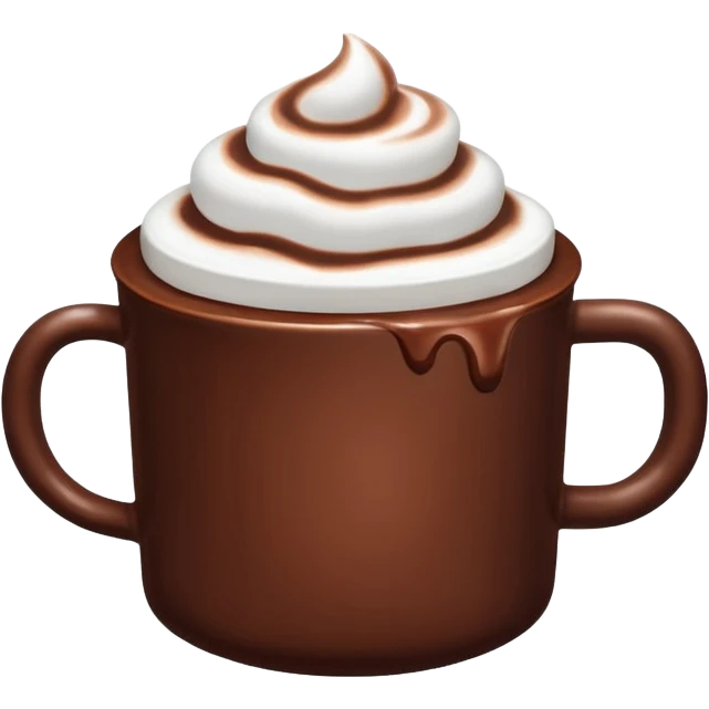 hot chocolate with marshmallows emoji