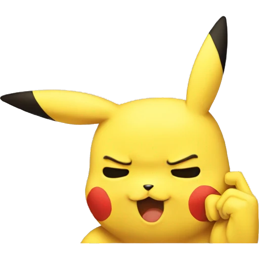 pikachu facepalm emoji