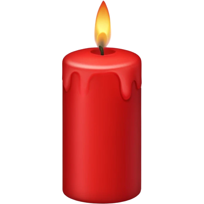 Red candle emoji