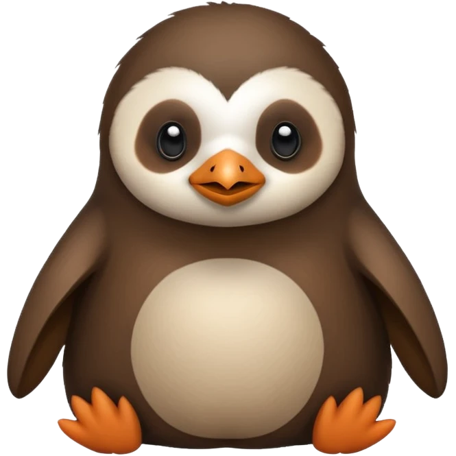penguin sloth mixed together emoji