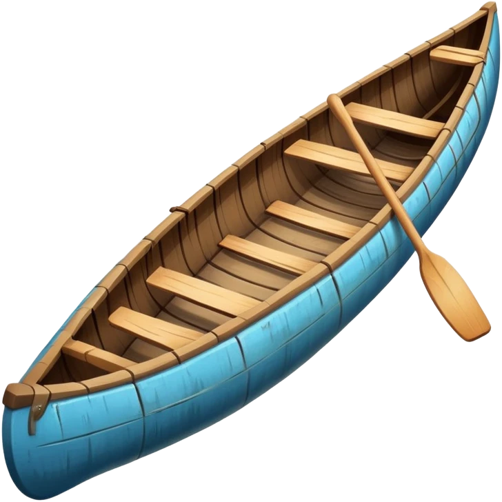 Snapped canoe emoji