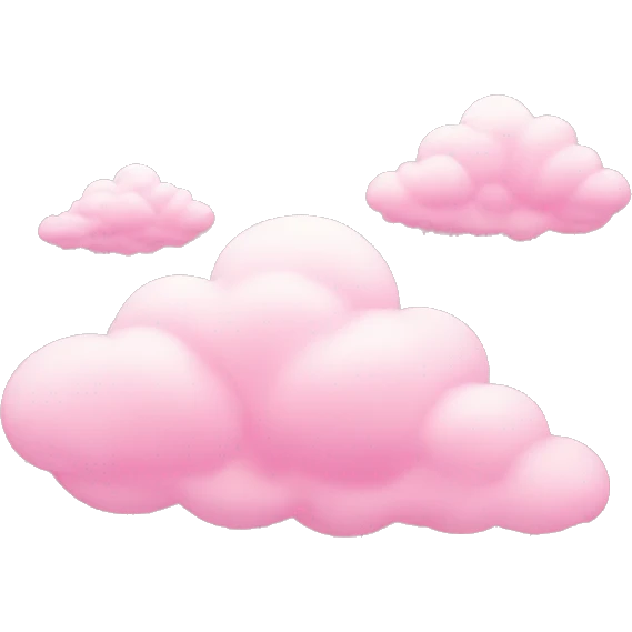 pink clouds emoji