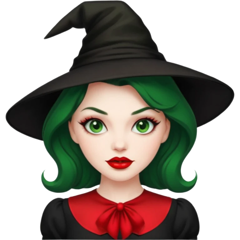 Pin up witch emoji