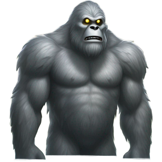 Silver big foot in swamp emoji