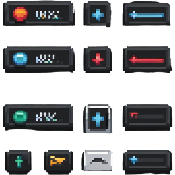 website navigation buttons emoji