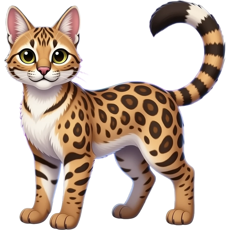 Colorful black-violet-indigo-purple-gradients nebulae nebula starry galactical shiny white-stars-spotted glorious iridescent divine exotic cute cool beautiful realistic caracal-civet-genet-vernid-Cacomistle-Trico-oncilla-animal-Fakémon-hybrid-fursona (full body) emoji