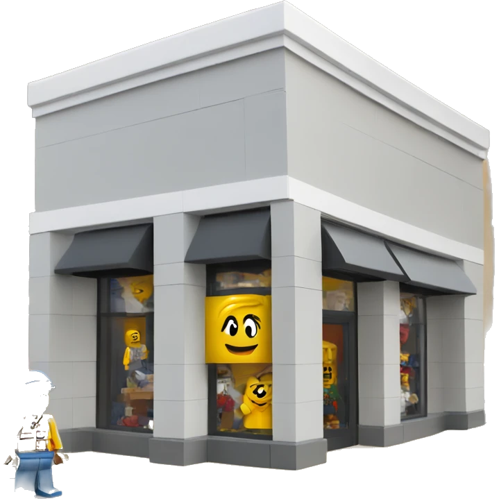 Lego store emoji