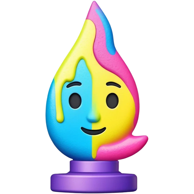 sculpture, highlighter,powder emoji
