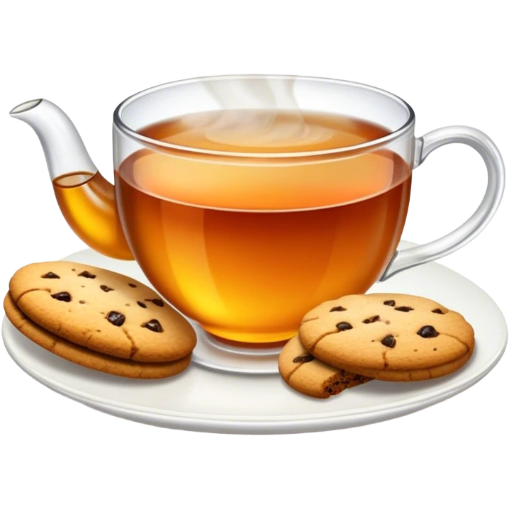 tea with cookies emoji