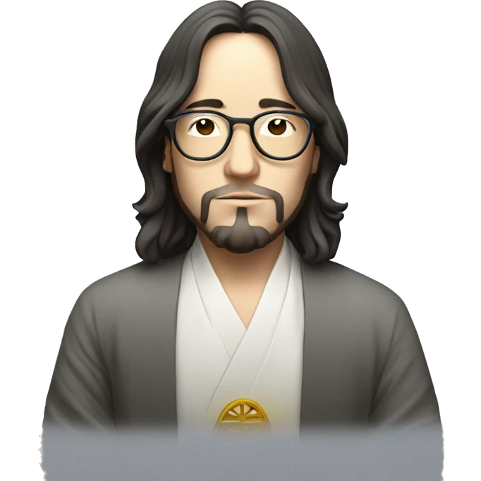 Half-Taiwanese Sean Lennon meditating emoji