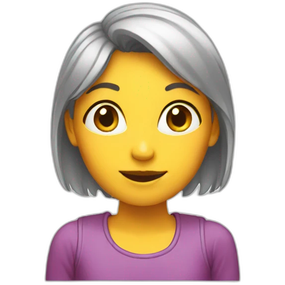 Girl-with-good-idea emoji