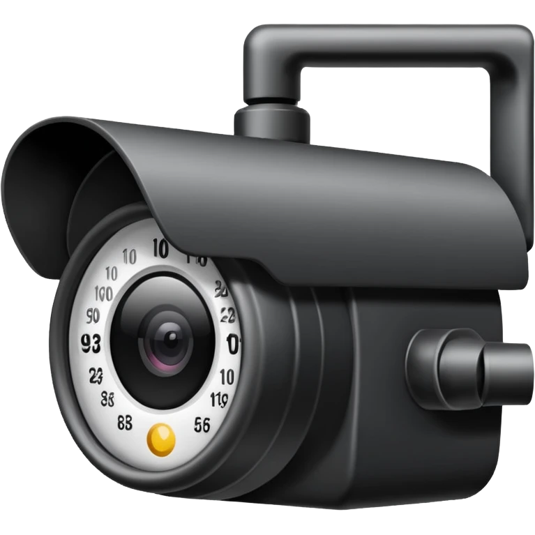 Cctv camera facing 10 o clock position  emoji