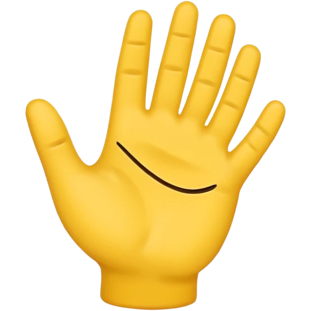 YVL emoji not to realistic make it look like an emoji hand emoji
