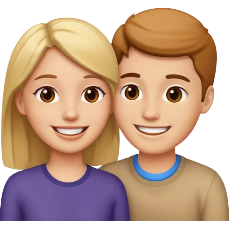 two people talking to eachother emoji