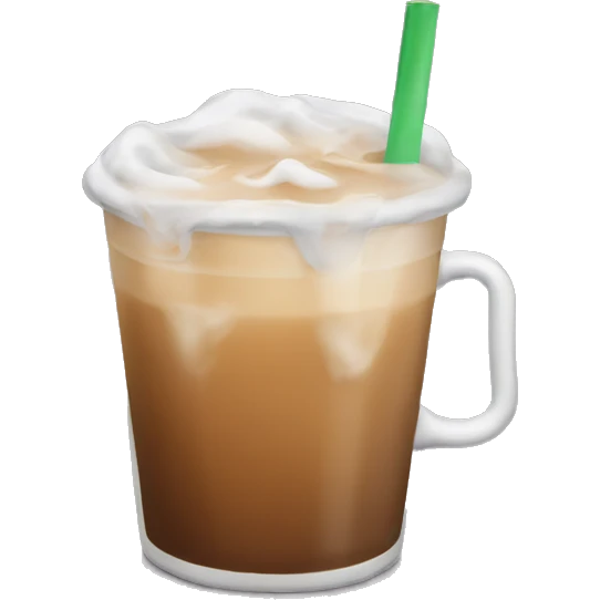 Iced chai emoji