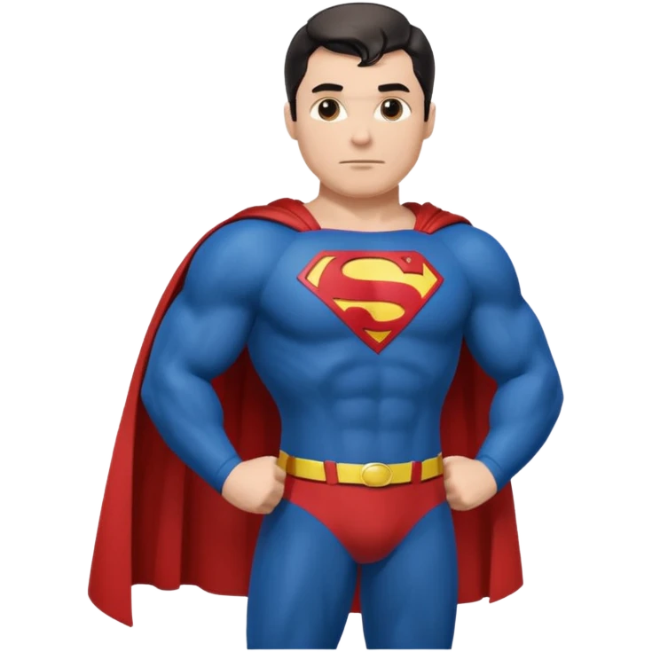 superman standing emoji
