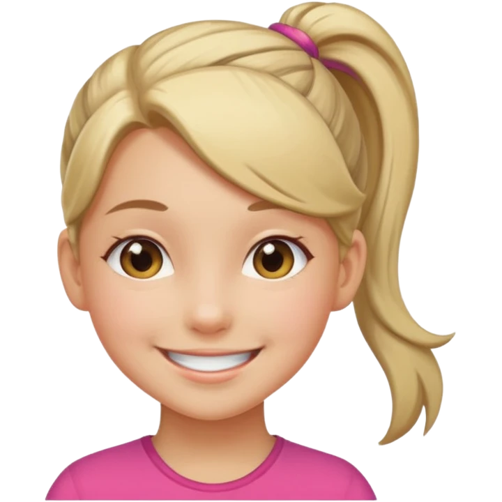 Girl sticker soft emoji