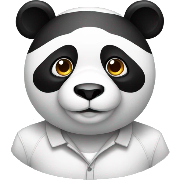 panda inteligente emoji