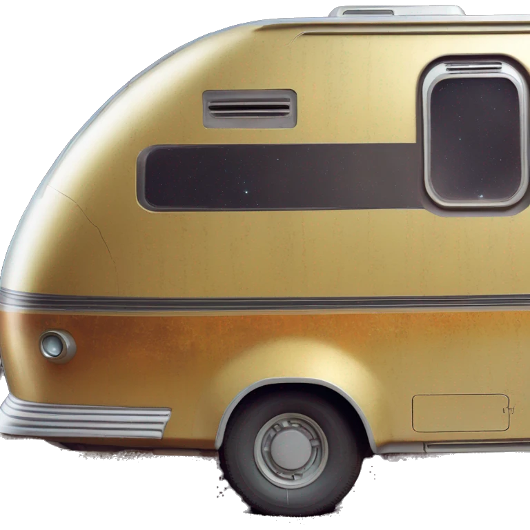  Side view 1973 caravan C-3PO tarnished from space with rear wing  emoji