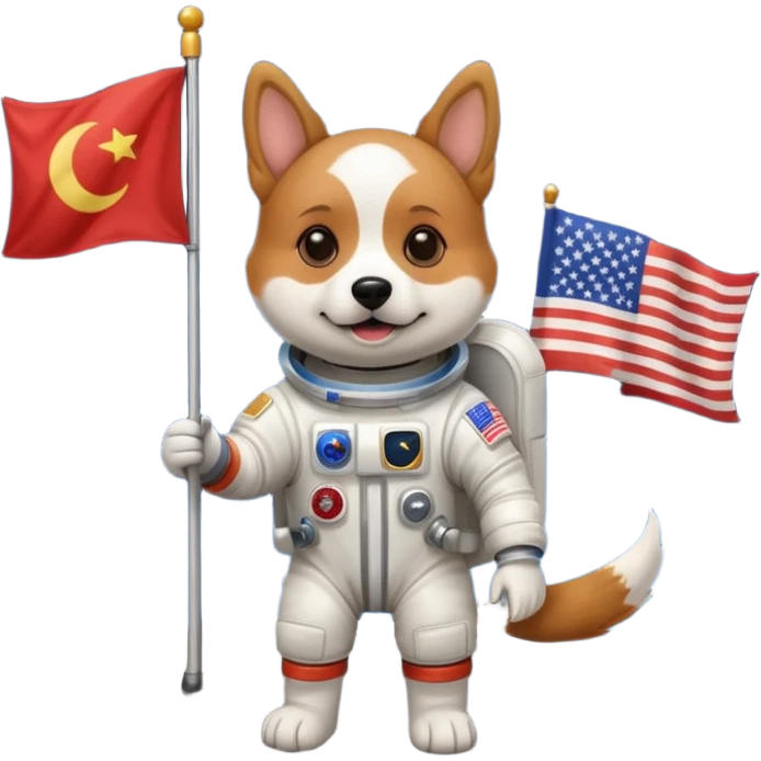 Sapo perro astronauta  emoji