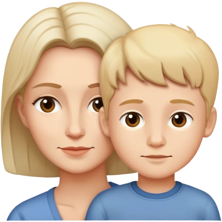 Mother & son  emoji