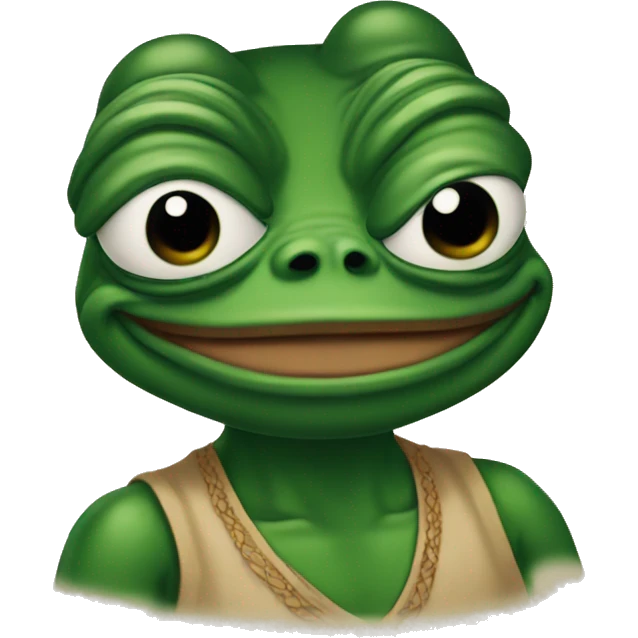 Pepe The Frog with traditional tattoos emoji